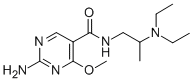 CAS#: 84332-11-6, 2-Amino-N-(2-(Diethylamino)Propyl)-4-Methoxy-5-Pyrimidinecarboxamide