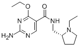 CAS 登录号：84332-39-8， (R)-(+)-2-氨基-4-乙氧基-N-((1-乙基-2-吡咯烷基)甲基)-5-嘧啶甲酰胺