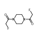CAS#: 84349-94-0, 1,1'-(1,4-Piperazinediyl)bis(2-fluoroethanone)