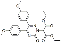 CAS#: 84423-93-8, Diethyl 2-[5,6-Bis(4-Methoxyphenyl)-3-Oxo-1,2,4-Triazin-2-Yl]Propanedioate