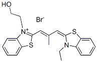 CAS#: 84434-66-2, 2-[3-(3-Ethyl-3H-Benzothiazol-2-Ylidene)-2-Methylprop-1-Enyl]-3-(2-Hydroxyethyl)Benzothiazolium Bromide