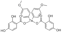 CAS#: 84438-49-3, Bis(4-Methoxyphenyl)Di-beta-Resorcylatotellurium