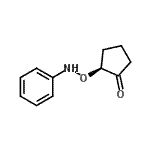 CAS 登录号：844865-92-5， (2S)-2-(苯胺基氧基)环戊酮