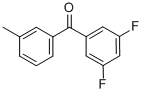 CAS#: 844885-06-9, 3,5-Difluoro-3'-Methylbenzophenone