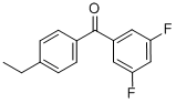 CAS#: 844885-11-6, 3,5-Difluoro-4'-Ethylbenzophenone
