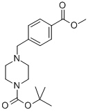 CAS 登录号：844891-11-8， 4-[4-(甲氧羰基)苄基]哌嗪-1-羧酸叔丁酯