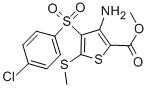 CAS#: 845266-18-4, Methyl 3-Amino-4-[(4-Chlorophenyl)Sulfonyl]-5-(Methylthio)Thiophene-2-Carboxylate