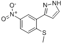 CAS#: 845266-21-9, 3-[2-(Methylthio)-5-Nitrophenyl]-1H-Pyrazole