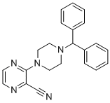 CAS 登录号：845266-31-1， 3-(4-二苯甲基哌嗪基)吡嗪-2-甲腈