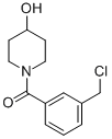 CAS 登录号：845266-34-4， (3-氯甲基-苯基)-(4-羟基-哌啶-1-基)-甲酮