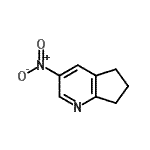 CAS 登录号：84531-36-2， 3-硝基-6,7-二氢-5H-环戊二烯并[b]吡啶