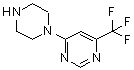 CAS 登录号：845616-55-9， 4-(1-哌嗪基)-6-(三氟甲基)嘧啶