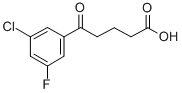 CAS 登录号：845790-48-9， 5-(3-氯-5-氟苯基)-5-氧代戊酸