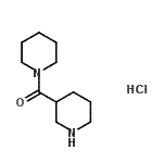 CAS#: 845885-83-8, 1-Piperidinyl(3-piperidinyl)methanone hydrochloride (1:1)