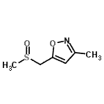 CAS#: 84654-08-0, 3-Methyl-5-[(methylsulfinyl)methyl]-1,2-oxazole