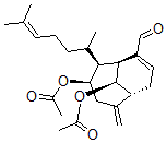 CAS#: 84667-04-9, (1R,6R,10S)-4a,10-Bis(Acetyloxy)-5a-[(S)-1,5-Dimethyl-4-Hexenyl]-2-Methylenebicyclo[4.3.1]Dec-7-Ene-7-Carbaldehyde