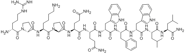 CAS 登录号：84676-91-5， (D-精氨酰1,D-脯氨酰2,D-色氨酰7,9,亮氨酰11)-物质 P