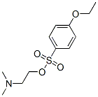 CAS 登录号：84678-40-0， 4-乙氧基苯磺酸 2-(二甲基氨基)乙酯