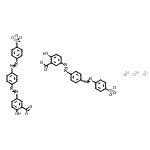 CAS#: 84681-82-3, 2-hydroxy-5-[2-[4-[2-(4-sulfonatophenyl)diazenyl]phenyl]diazenyl]-Benzoate aluminum salt (2:3)
