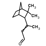 CAS 登录号：84682-12-2， 3-(3,3-二甲基双环[2.2.1]庚-2-基)-2-丁烯醛
