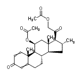 CAS#: 84682-40-6, (11beta,16alpha)-16-Methyl-3,20-dioxopregna-1,4-diene-11,21-diyl diacetate