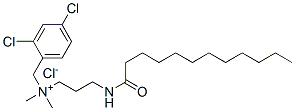 CAS#: 84697-06-3, (2,4-Dichlorobenzyl)Dimethyl[3-[(1-Oxododecyl)Amino]Propyl]Ammonium Chloride