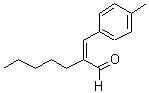 CAS 登录号：84697-09-6， 2-[(4-甲基苯基)亚甲基]庚烷-1-醛