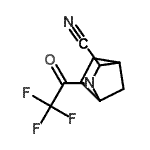 CAS 登录号：84700-80-1， 2-(三氟乙酰基)-2-氮杂双环[2.2.1]庚烷-3-甲腈