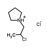 CAS#: 84712-91-4, 1-(2-Chloropropyl)pyrrolidinium chloride
