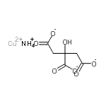 CAS#: 84713-02-0, Ammonium copper(2+) 2-hydroxy-1,2,3-propanetricarboxylate (1:1:1)