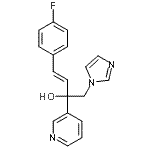 CAS#: 847570-47-2, (3E)-4-(4-Fluorophenyl)-1-(1H-imidazol-1-yl)-2-(3-pyridinyl)-3-buten-2-ol