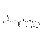 CAS#: 847588-85-6, 4-(2,3-Dihydro-1H-inden-5-ylamino)-4-oxobutanoic acid