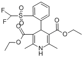 CAS#: 84761-75-1, 2,6-Dimethyl-3,5-Diethoxycarbonyl-4-(O-Difluoromethylsulfonylphenyl)-1,4-Dihydropyridine