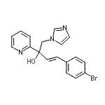 CAS#: 847670-67-1, (3E)-4-(4-Bromophenyl)-1-(1H-imidazol-1-yl)-2-(2-pyridinyl)-3-buten-2-ol