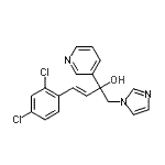CAS#: 847670-73-9, (3E)-4-(2,4-Dichlorophenyl)-1-(1H-imidazol-1-yl)-2-(3-pyridinyl)-3-buten-2-ol