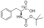 CAS 登录号：84771-22-2， N-(叔丁氧羰基)-L-苯丙氨酸-羧基-13C