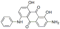 CAS 登录号：84788-11-4， 2-氨基-1,8-二羟基-5-(苯基氨基)蒽醌