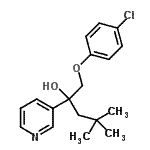 CAS#: 847981-47-9, 1-(4-Chlorophenoxy)-4,4-dimethyl-2-(3-pyridinyl)-2-pentanol