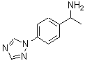 CAS#: 848068-69-9, 1-[4-(1H-1,2,4-Triazol-1-yl)phenyl]ethanamine