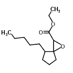 CAS#: 84812-65-7, Ethyl 4-pentyl-1-oxaspiro[2.4]heptane-2-carboxylate