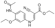 CAS 登录号：848133-74-4， 3-[[4-(乙酰氨基)-3-乙氧基苯基]氨基]-2-氰基-2-丙烯酸乙酯