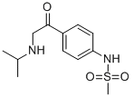 CAS#: 84846-64-0, 4-(2-Iso-Propylamino Acetyl)Methane Sulfonanilide Hydrochloride