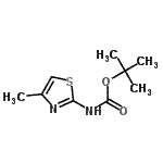 CAS#: 848472-44-6, 2-Methyl-2-propanyl (4-methyl-1,3-thiazol-2-yl)carbamate