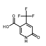CAS#: 849020-87-7, 6-Oxo-4-(trifluoromethyl)-1,6-dihydro-3-pyridinecarboxylic acid