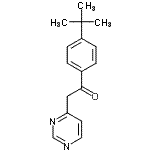CAS 登录号：849021-29-0， 1-[4-(2-甲基-2-丙基)苯基]-2-(4-嘧啶基)乙酮