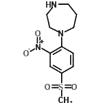 CAS 登录号：849035-89-8， 1-[4-(甲基磺酰基)-2-硝基苯基]-1,4-二氮杂环庚