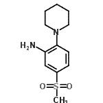 CAS#: 849035-90-1, 5-(Methylsulfonyl)-2-(1-piperidinyl)aniline
