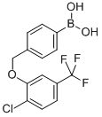 CAS 登录号：849062-05-1， 4-[(2'-氯-5'-(三氟甲基)苯氧基)甲基]苯硼酸