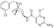 CAS#: 84923-25-1, 2-Amino-N-(8-(3-Chlorobenzyl)-3-beta-Nortropanyl)-4-Methoxy-5-Pyrimidinecarboxamide