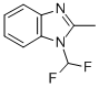 CAS 登录号：84941-16-2， 1-(二氟甲基)-2-甲基-1H-苯并咪唑
